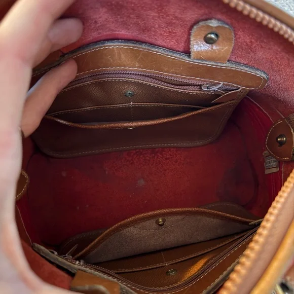 Vintage Dome red dooney and bourke Handbag - Picture 8 of 8